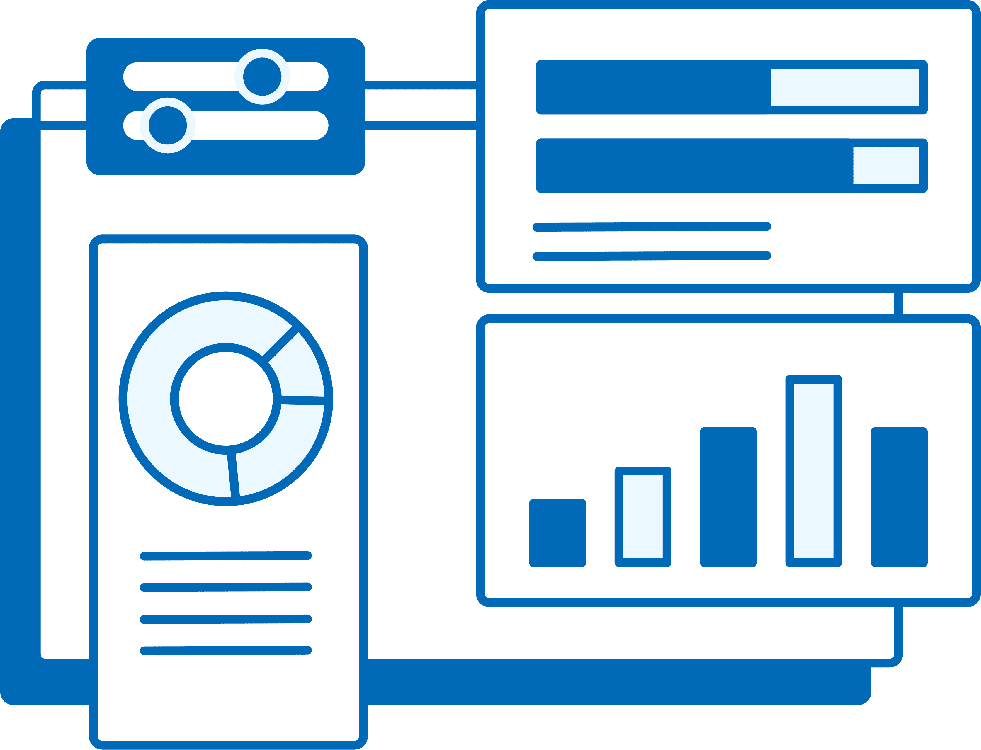 Data analytics illustration image